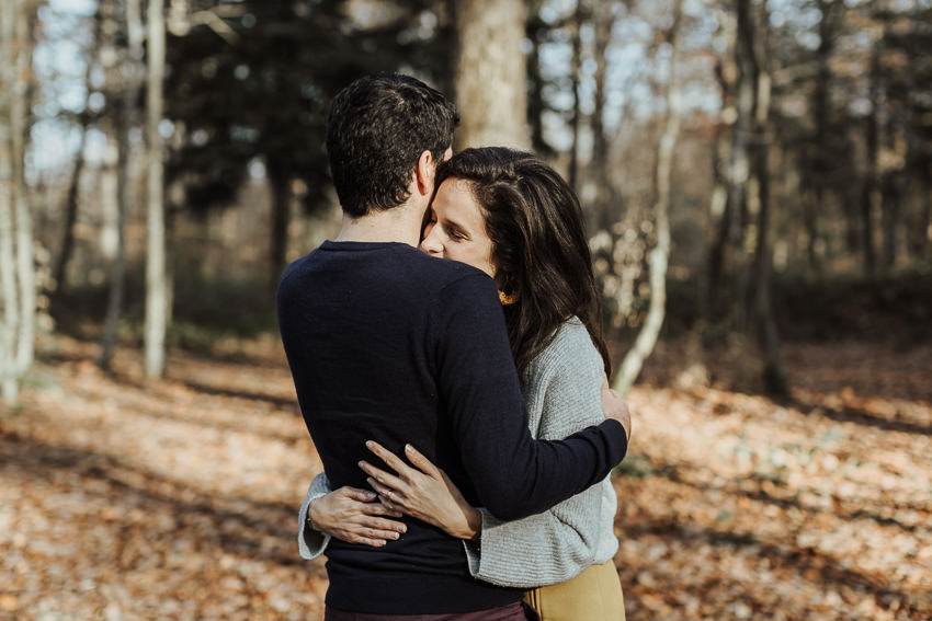 photographe couple reims engagement bois
