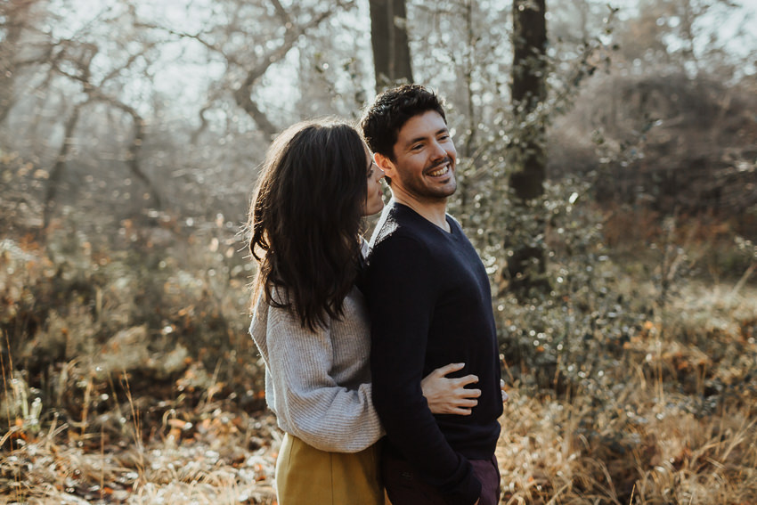 photographe couple reims engagement bois