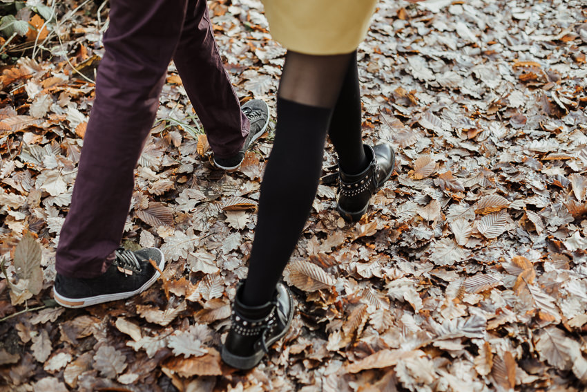 photographe couple reims engagement bois
