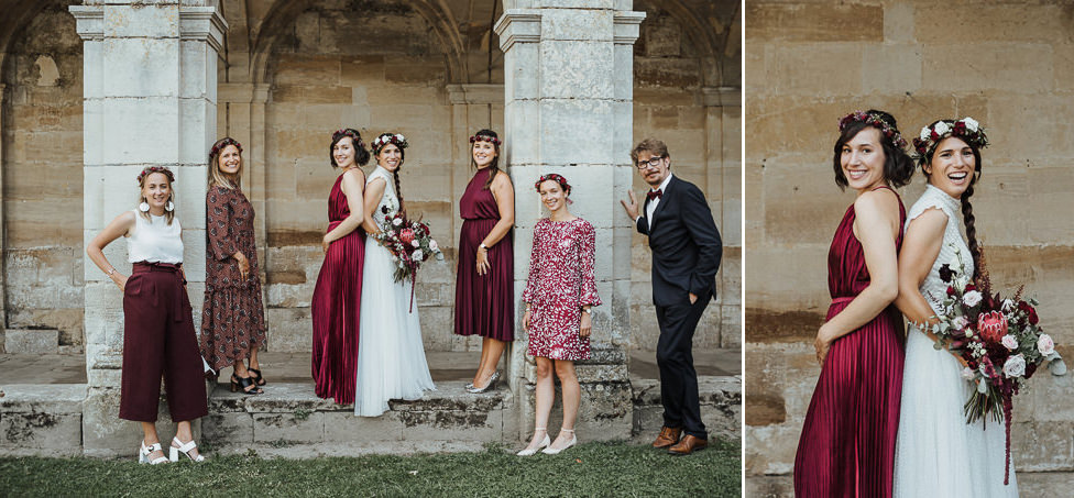 photographe mariage abbaye trois fontaines