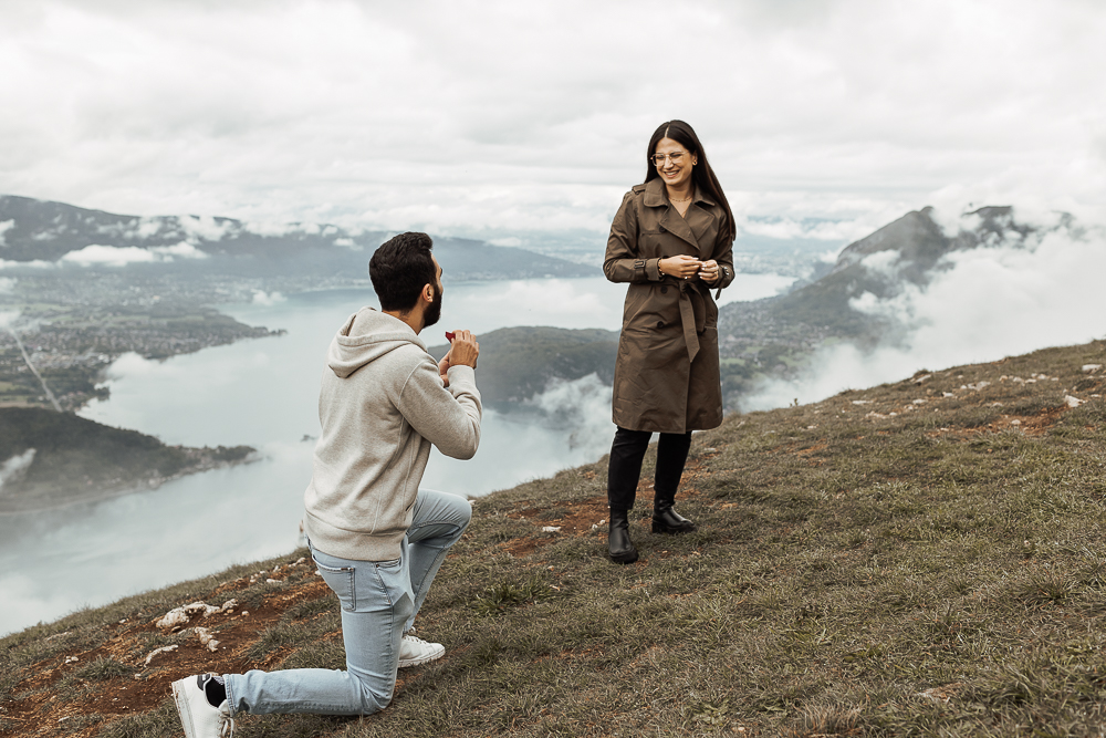 demande en mariage au col de la forclaz