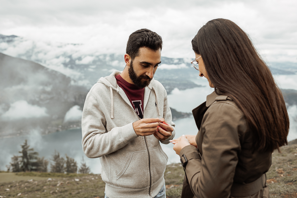 demande en mariage au col de la forclaz