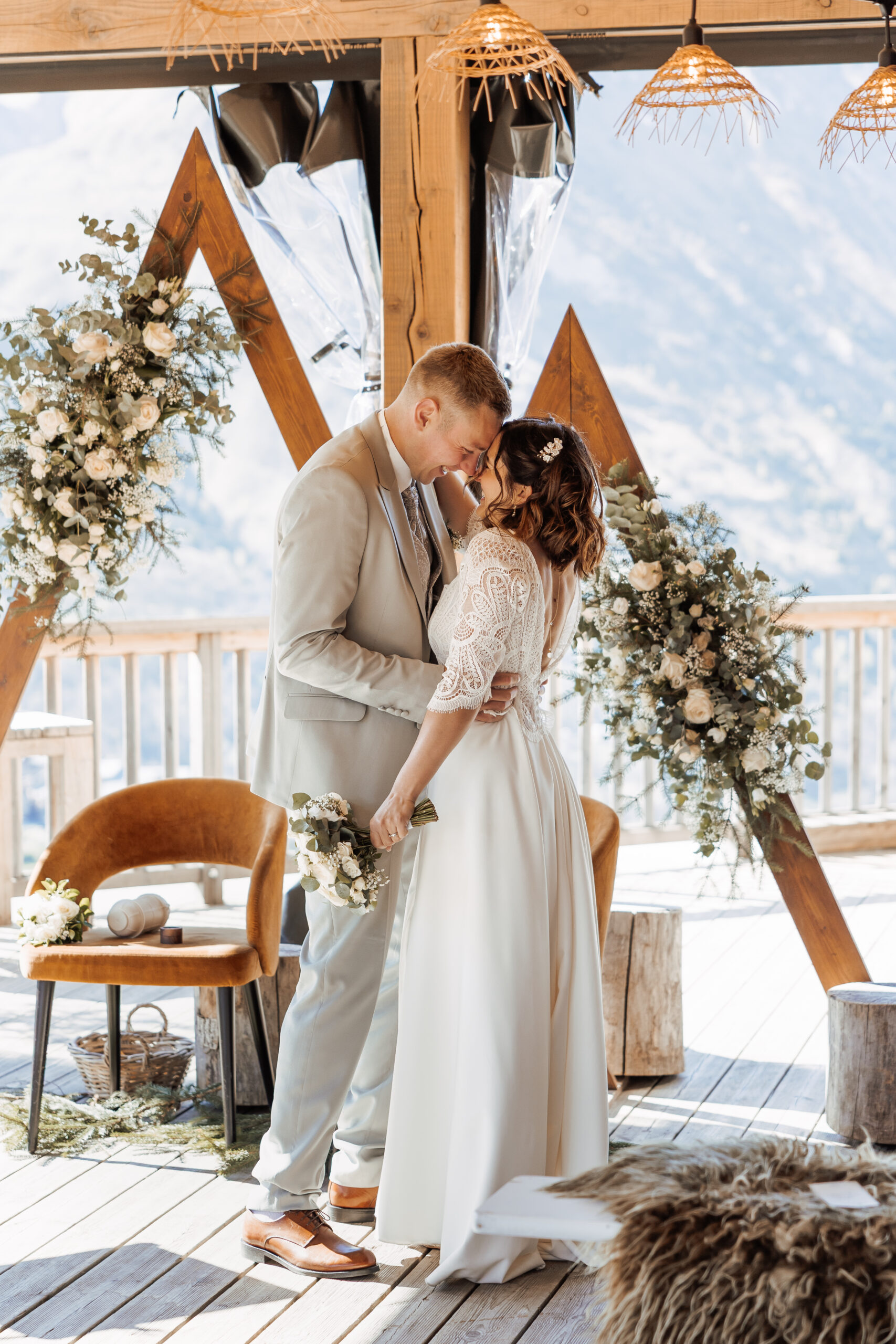 photographe de mariage au lodji à saint martin e belleville